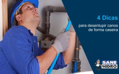 4 dicas para desentupir canos de forma caseira
