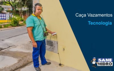 Tecnologias Inovam na localização de vazamento de água